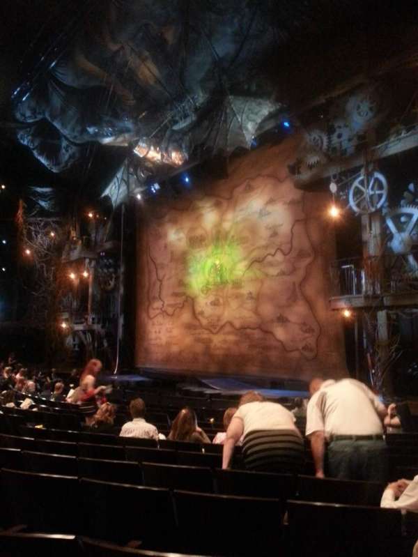 Gershwin Theatre, section: Orchestra R, row: F, seat: 22