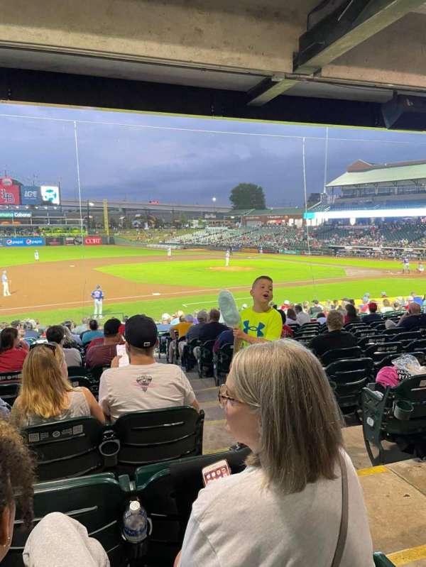 Louisville Slugger Field, section: 122, row: W, seat: 2