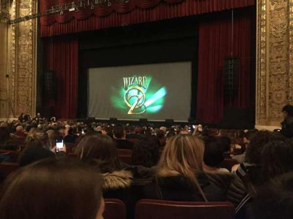 Chicago Theatre, section: MNFL3R, row: G, seat: 320
