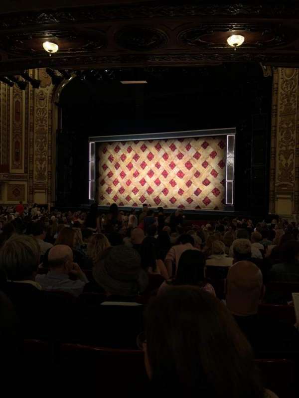 Cadillac Palace Theater, section: Orchestra R, row: V, seat: 14
