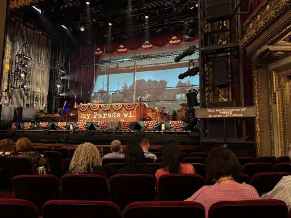 CIBC Theatre, section: Orchestra R, row: H, seat: 10