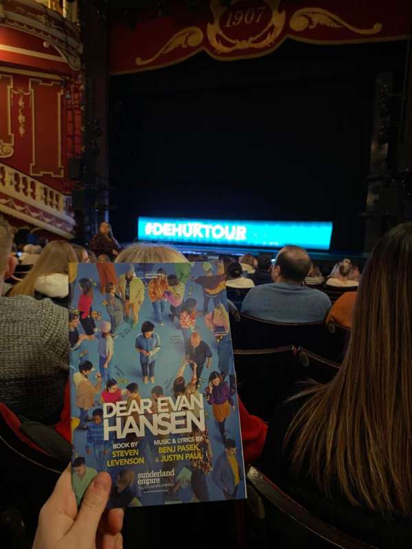 Sunderland Empire, section: Stalls, row: M, seat: 12