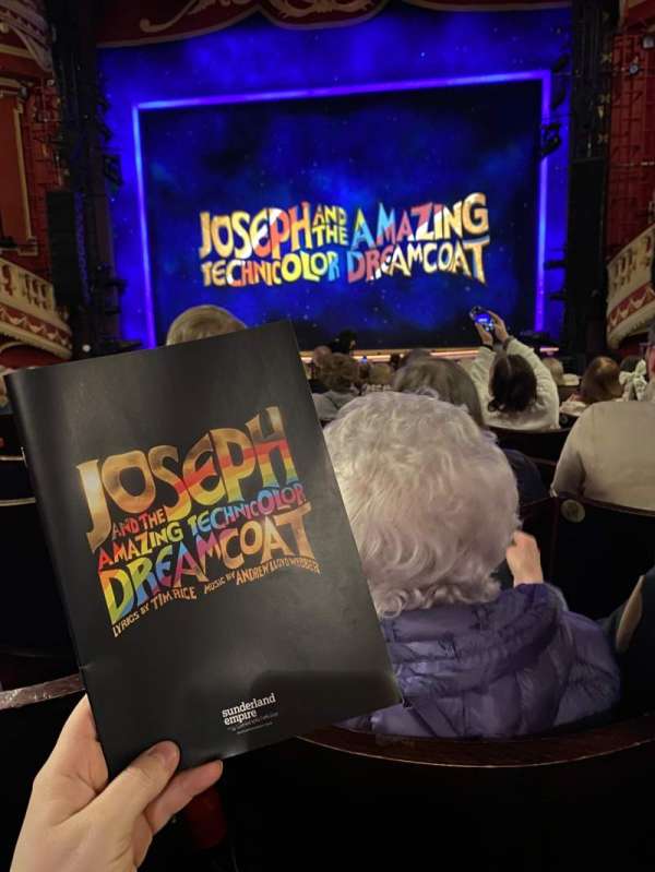 Sunderland Empire, section: Stalls, row: O, seat: 17