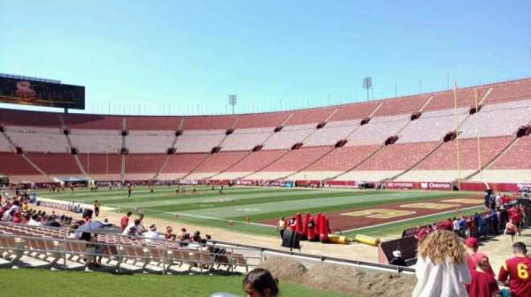 Los Angeles Memorial Coliseum, section: 101, row: 15, seat: 14