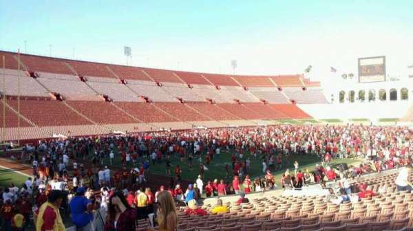 Los Angeles Memorial Coliseum, section: 109B, row: 20, seat: 13