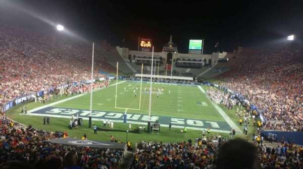 Los Angeles Memorial Coliseum, section: 213, row: 1, seat: 35