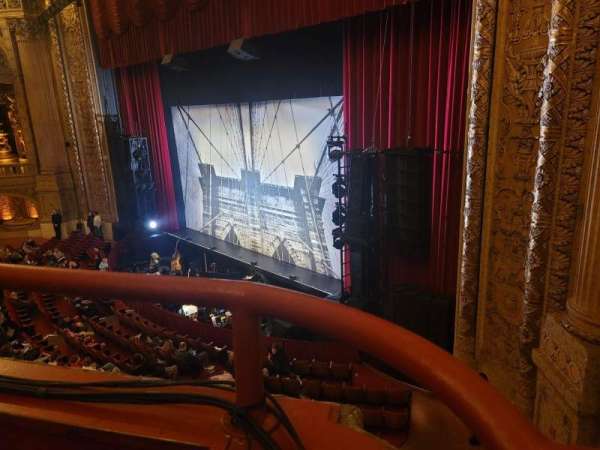 Chicago Theatre, section: LOGE1R, row: AA, seat: 106