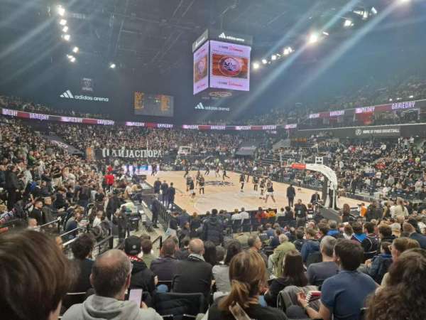 Adidas Arena, section: Gradin K, row: 5, seat: 3