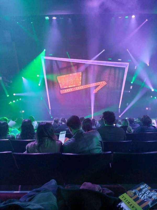 Marquis Theatre, section: Mezzanine C, row: hh, seat: 107 and 108