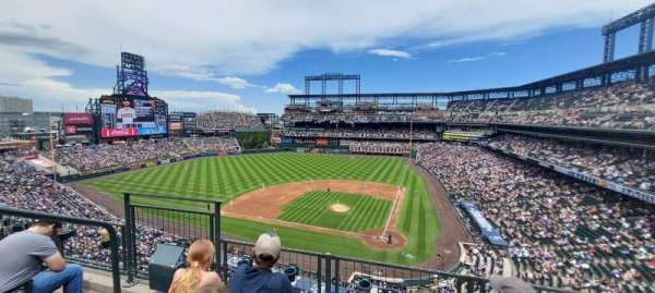 Coors Field, section: L334, row: 3, seat: 11