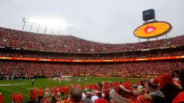 Arrowhead Stadium, section: 120, row: 8, seat: 15