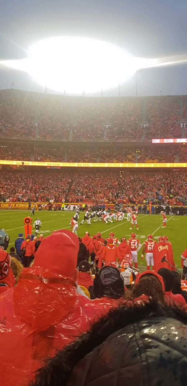 Arrowhead Stadium, section: 120, row: 8, seat: 15
