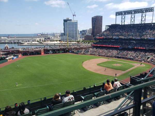 Oracle Park, section: VR331, row: 2, seat: 12
