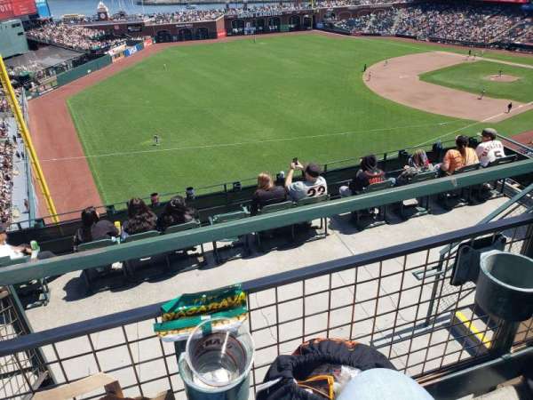 Oracle Park, section: VR331, row: 2, seat: 12