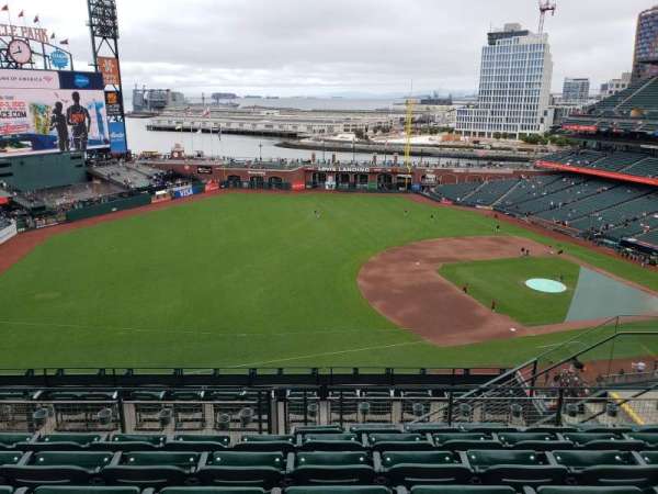 Oracle Park, section: VR327, row: 6, seat: 8