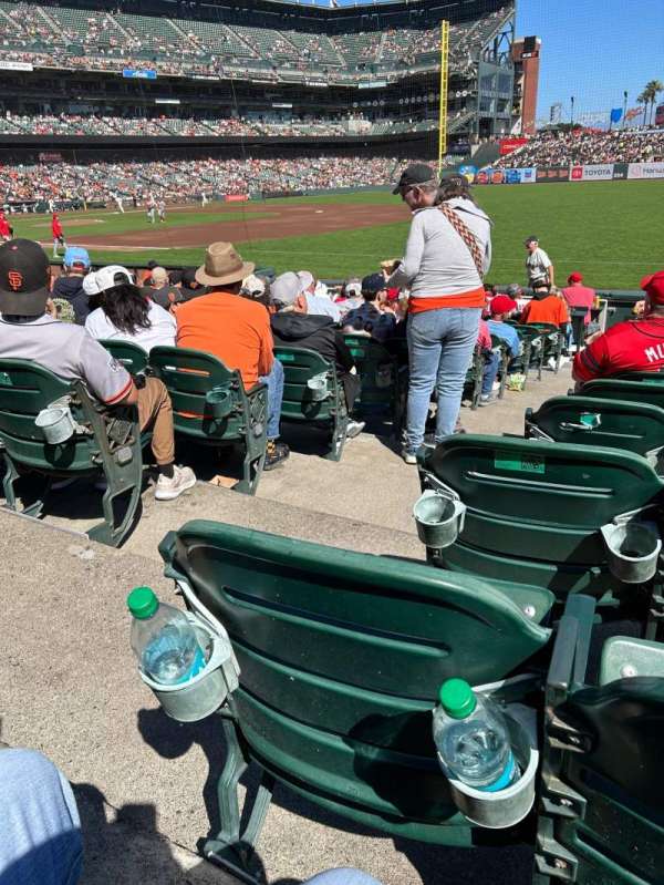 Oracle Park, section: 103, row: 13, seat: 15
