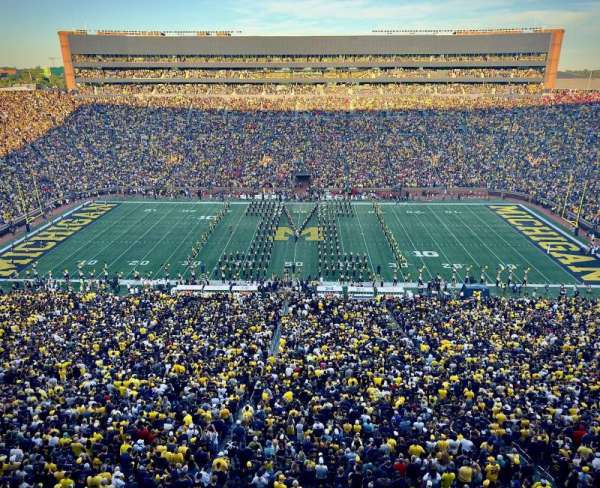 Michigan Stadium, section: West Suite 417