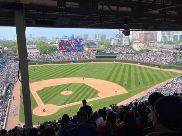 Wrigley Field, section: 421R, row: 8, seat: 1