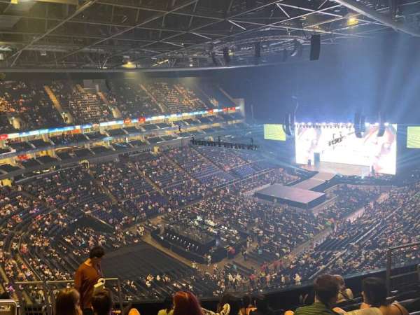 The O2, London, section: 414, row: R, seat: 14
