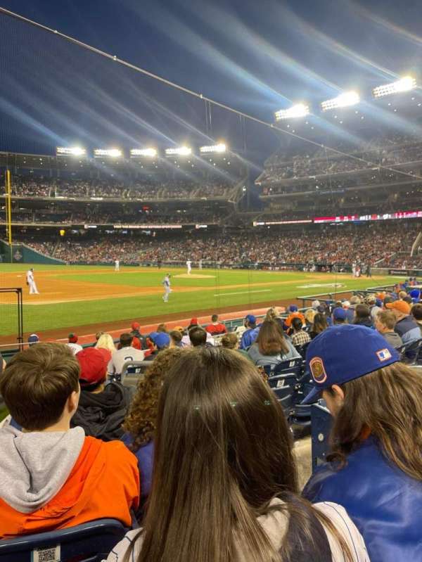 Nationals Park, section: 113, row: M, seat: 2