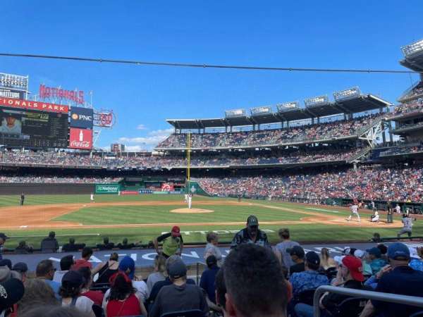 Nationals Park, section: 116, row: M, seat: 2