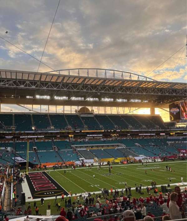 Hard Rock Stadium, section: 223, row: 9, seat: 5