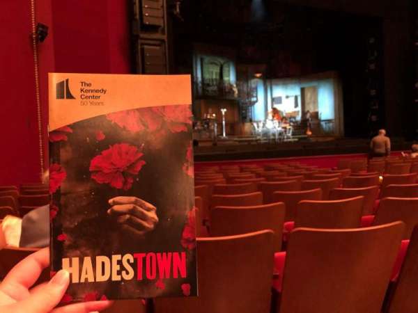 The Kennedy Center Opera House, section: Orchestra L, row: Q, seat: 11