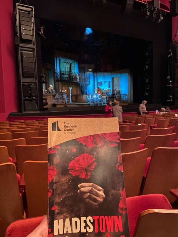 The Kennedy Center Opera House, section: Orchestra L, row: Q, seat: 9