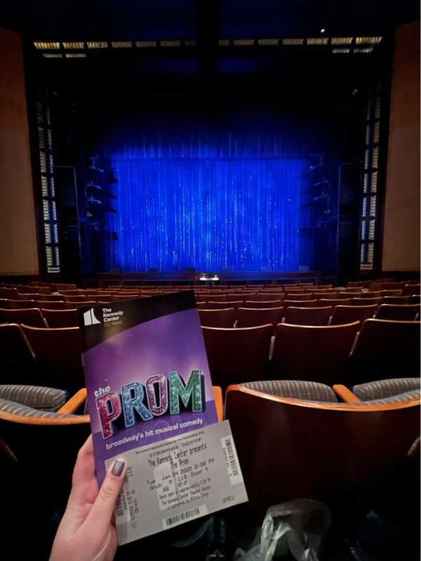 The Kennedy Center Eisenhower Theater, section: Orchestra C, row: M, seat: 110