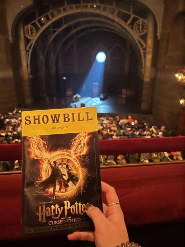 Lyric Theatre, section: Dress Circle C, row: A, seat: 120