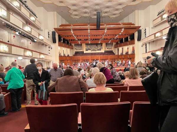 The Kennedy Center Concert Hall, section: Orchestra Prime C, row: LL, seat: 114