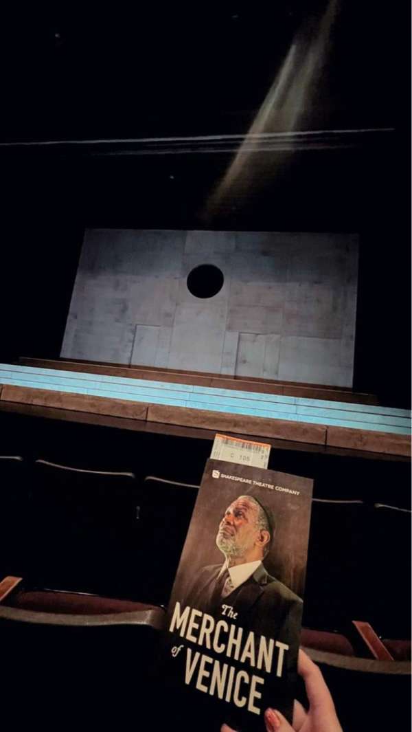 Klein Theatre at the Shakespeare Theatre Company, section: Orchestra, row: C, seat: 105