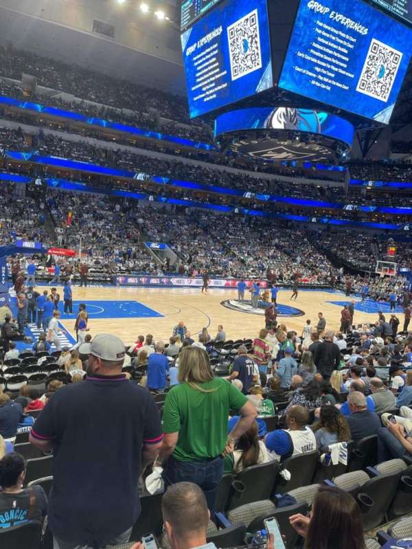 American Airlines Center, section: 108, row: M, seat: 15