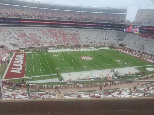Bryant-Denny Stadium, section: u3-m, row: 2, seat: 22