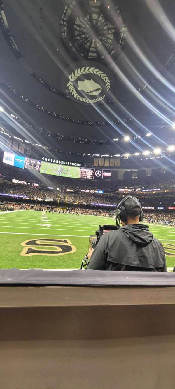 Caesars Superdome, section: 129, row: 1, seat: 13
