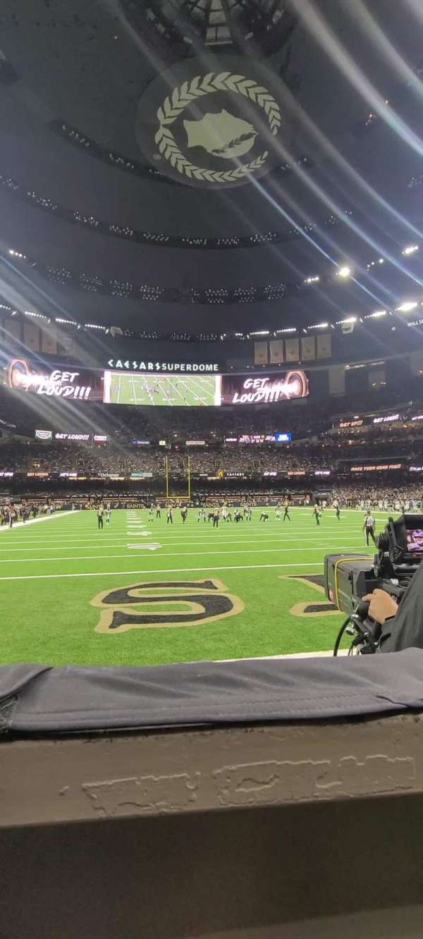 Caesars Superdome, section: 129, row: 1, seat: 13