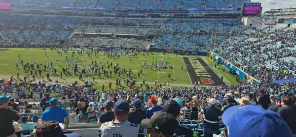 EverBank Stadium, section: 233, row: M, seat: 7