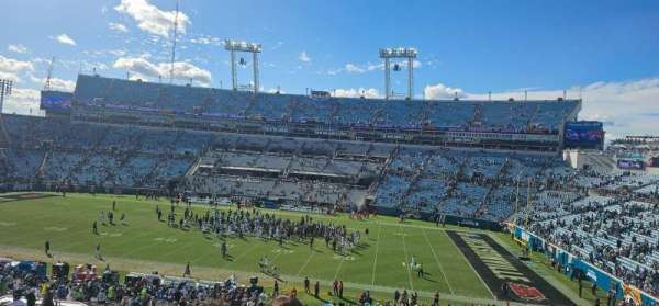 EverBank Stadium, section: 233, row: M, seat: 7