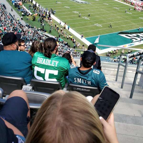 Lincoln Financial Field, section: M7, row: 19, seat: 1