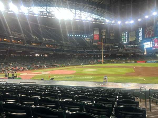 Chase Field, section: E, row: 16, seat: 1