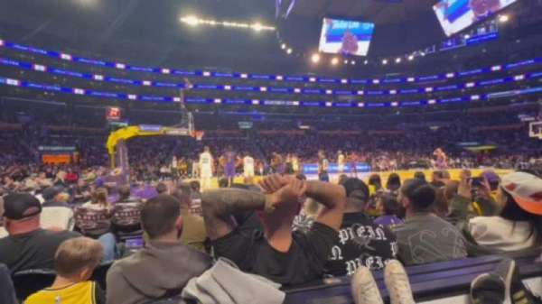 Crypto.com Arena, section: 112, row: 1, seat: 9