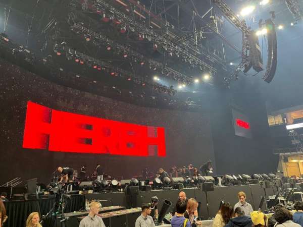 Uber Arena, section: 216, row: 1, seat: 5