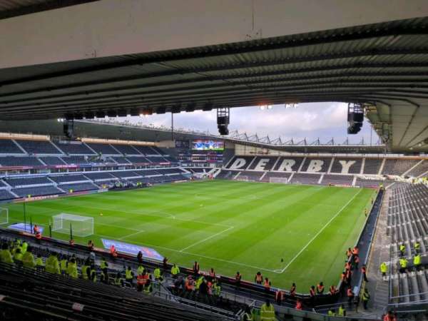 Pride Park, section: SU-B, row: W, seat: 598