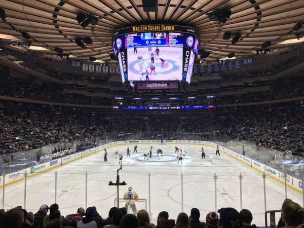 Madison Square Garden, section: 112, row: 12, seat: 15