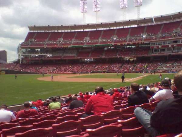 Great American Ball Park, section: 111, row: S, seat: 12