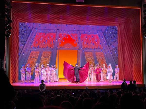 New Amsterdam Theatre, section: Orchestra C, row: S, seat: 115