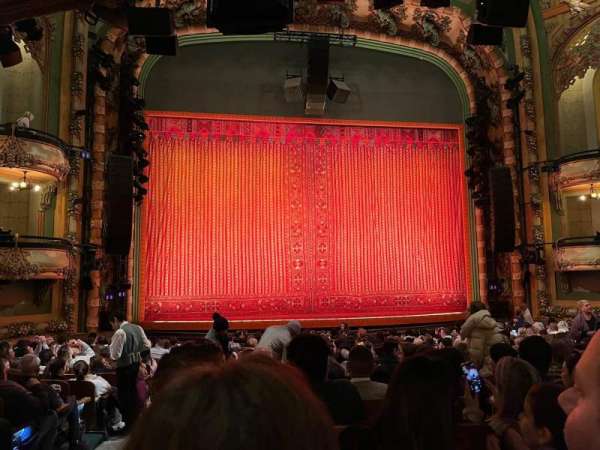 New Amsterdam Theatre, section: Orchestra C, row: S, seat: 115