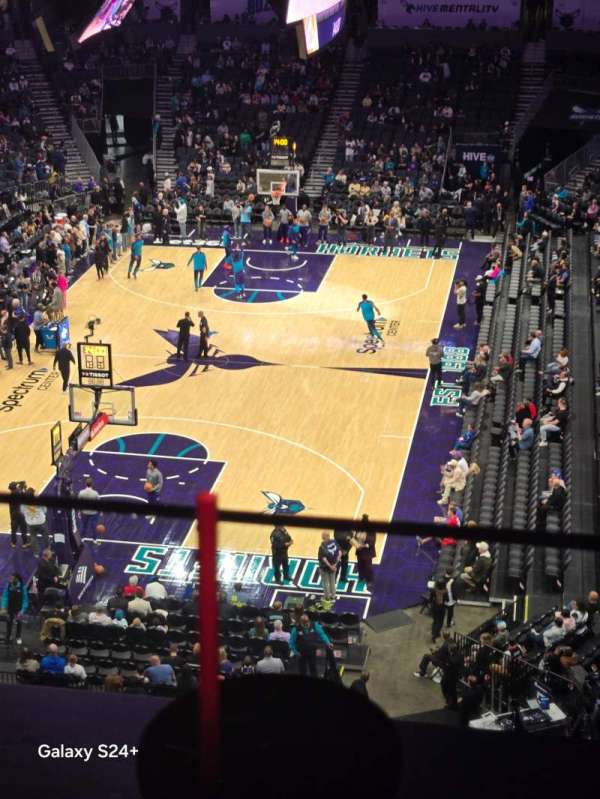 Spectrum Center, section: 233, row: A, seat: 3