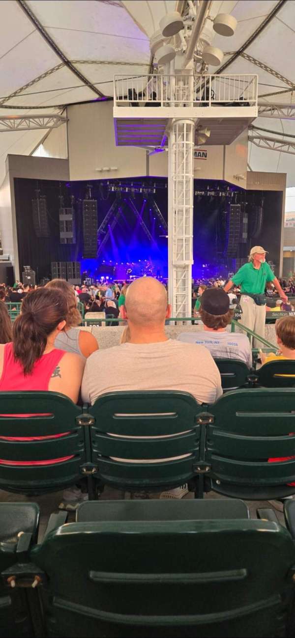 Cynthia Woods Mitchell Pavilion, section: 106, row: E, seat: 31