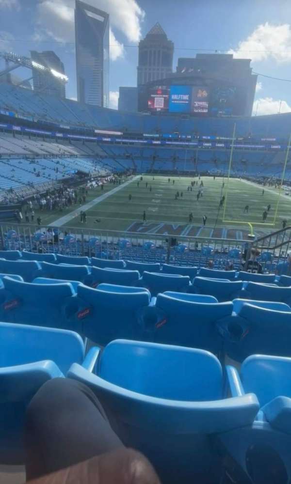 Bank of America Stadium, section: 202, row: 4, seat: 8